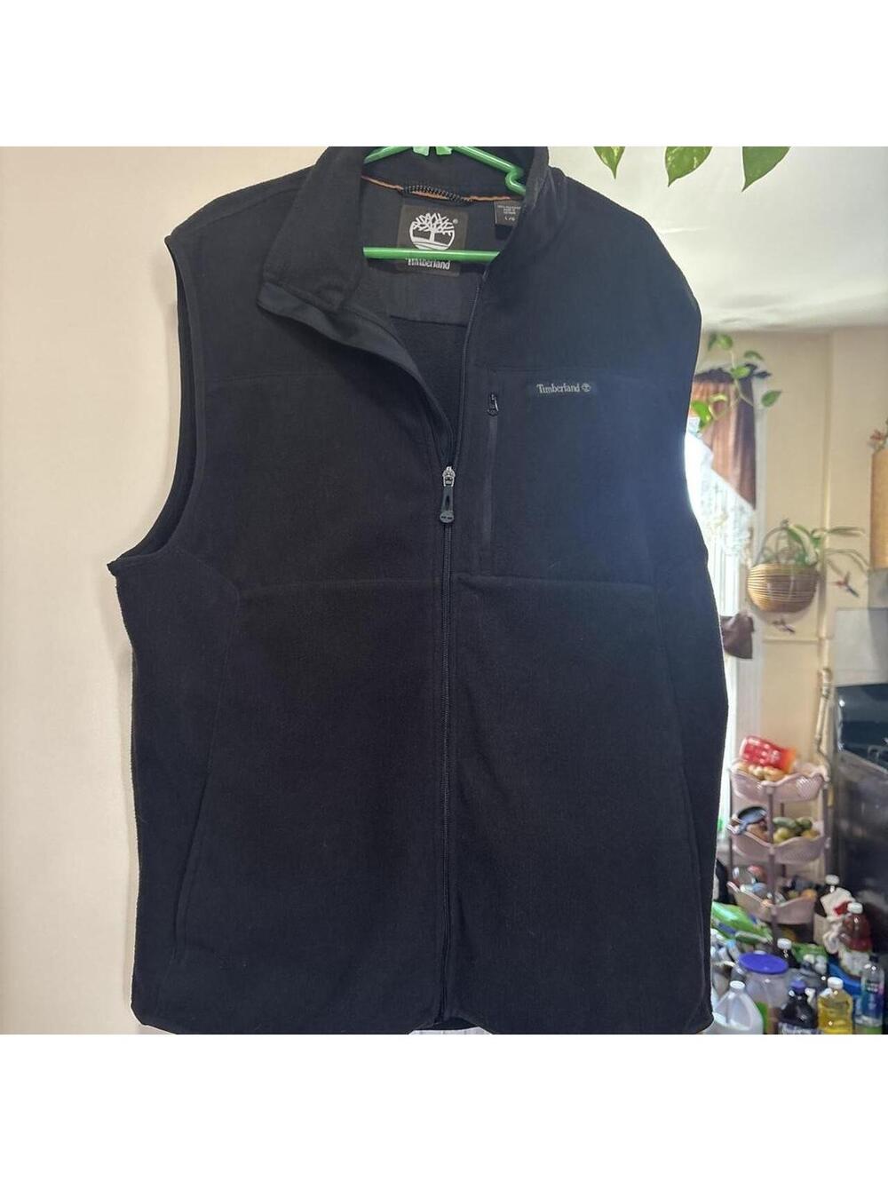 Timberland Men's Black and Navy Gilet
